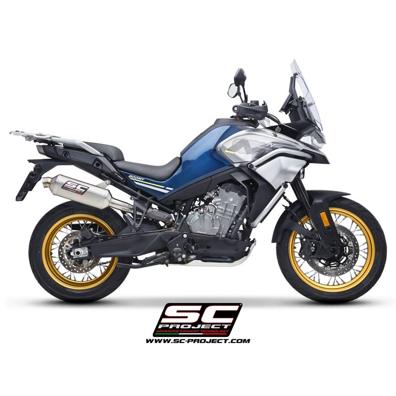 SC-Project Exhaust Rally Raid titanium | CF-Moto 800MT