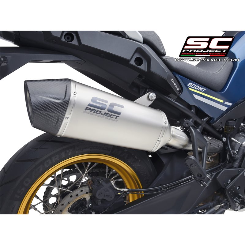 SC-Project Exhaust X-Plorer II titanium | CF-Moto 800MT