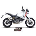 SC-Project Uitlaat Rally Raid titanium | Ducati DesertX