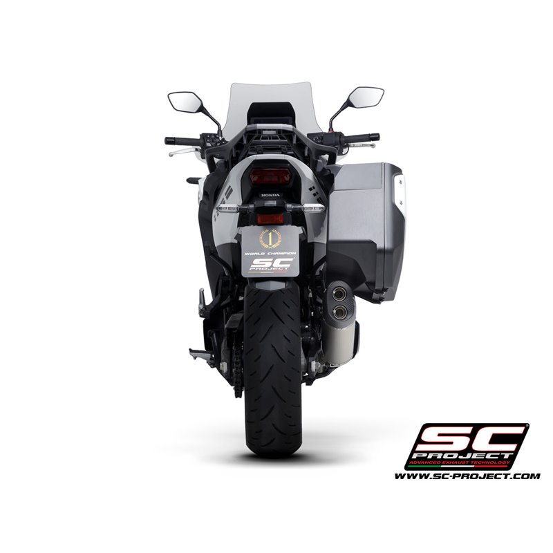 SC-Project Exhaust Adventure black | Honda NT1100