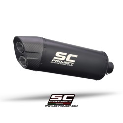 SC-Project Exhaust Adventure black | Honda NT1100