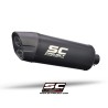 SC-Project Exhaust Adventure black | Honda NT1100