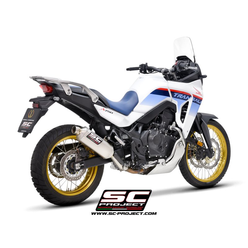 SC-Project Exhaust Rally Raid titanium | Honda XL750 Transalp