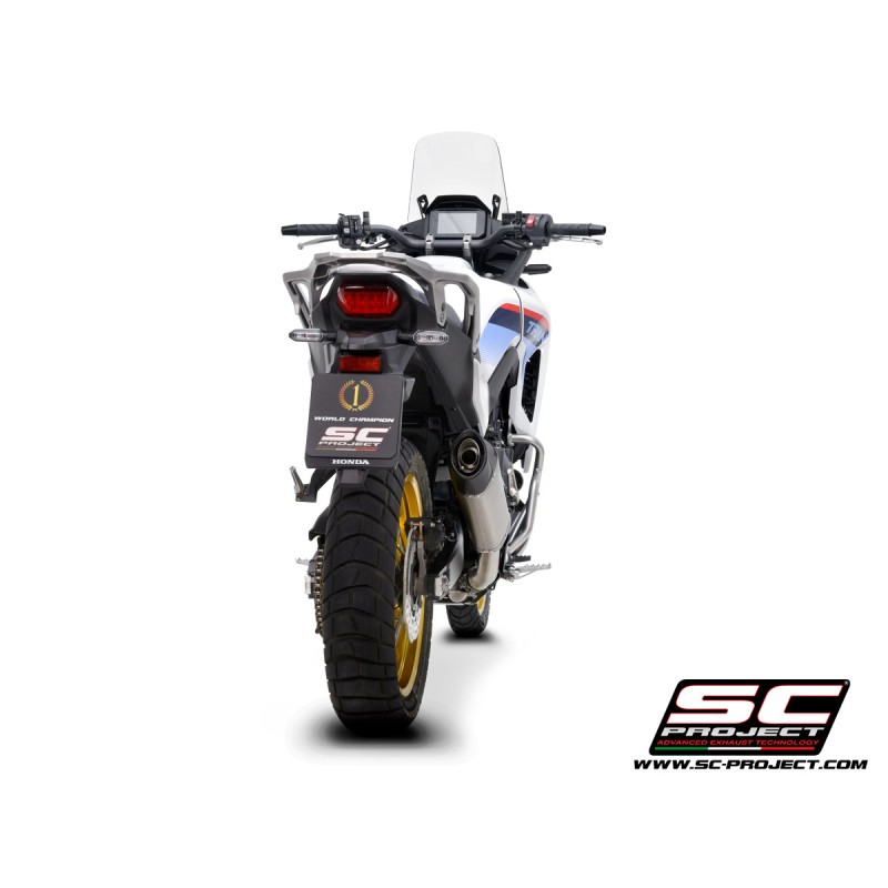 SC-Project Exhaust X-Plorer titanium | Honda XL750 Transalp