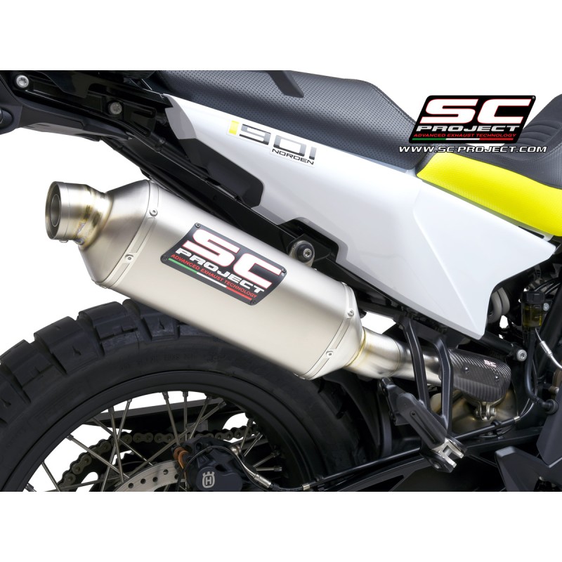 SC-Project Uitlaat Rally Raid titanium | Husqvarna Norden 901