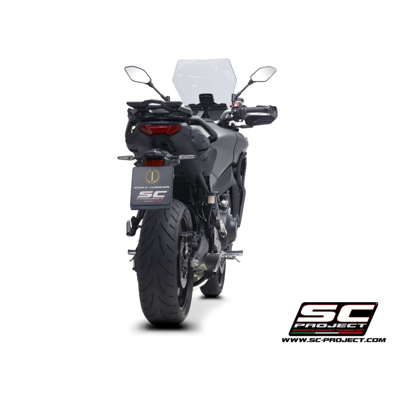 SC-Project Exhaust S1 RVS | Yamaha Tracer 90