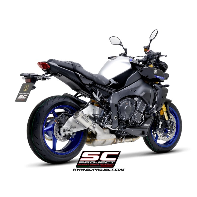 SC-Project Uitlaat CR-T mesh titanium | Yamaha MT10