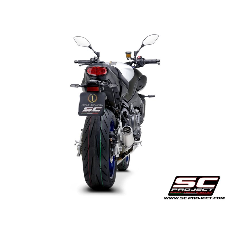 SC-Project Uitlaat CR-T mesh titanium | Yamaha MT10