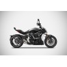 Zard Full Exhaust System 2-1-2 RVS/Carbon | Ducati XDiavel