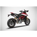 Zard Uitlaatdempers GT Version RVS | Ducati Hypermotard 950