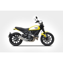 Zard Exhaust Special edition RVS | Ducati Scrambler 800