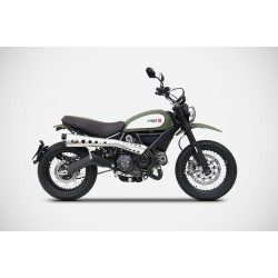 Zard Uitlaatdemper Special edition RVS | Ducati Scrambler 800