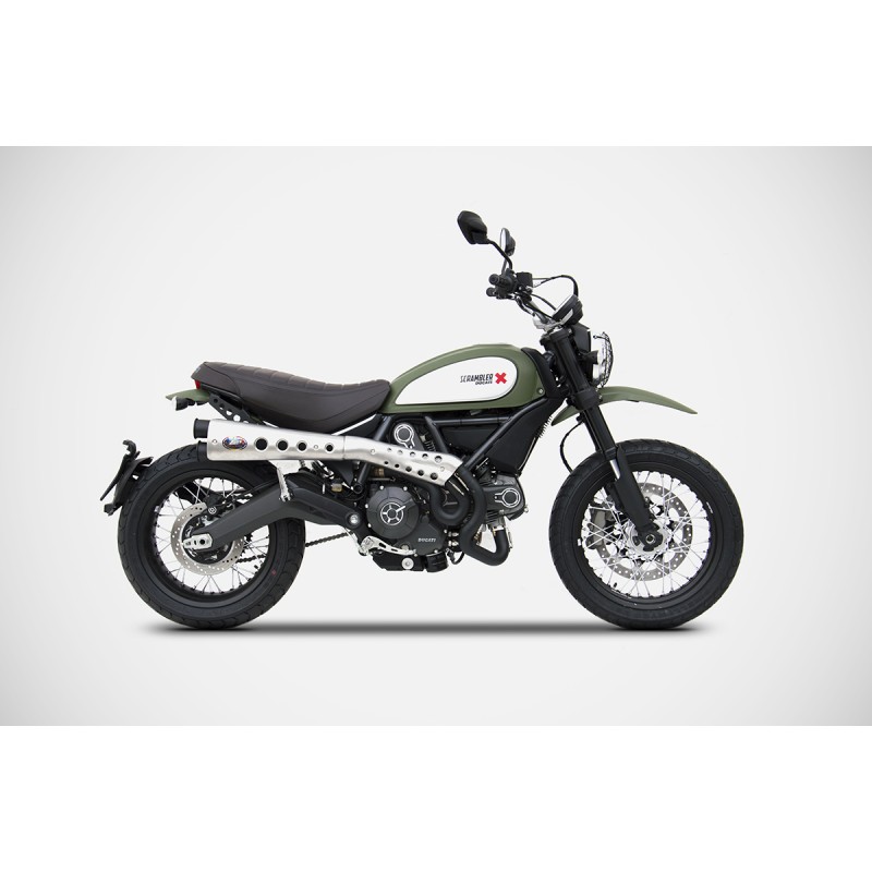 Zard Uitlaatdemper Special edition RVS | Ducati Scrambler 800