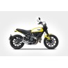 Zard Exhaust Basso RVS | Ducati Scrambler 800