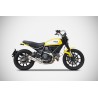 Zard Exhaust Zuma RVS | Ducati Scrambler 800