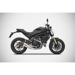 Zard Exhaust Basso RVS | Ducati Monster 797