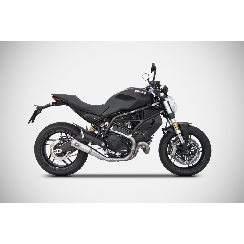 Zard Exhaust Zuma RVS | Ducati Monster 797