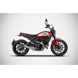 Zard Exhaust Zuma RVS | Ducati Scrambler 800