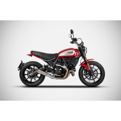 Zard Uitlaatdemper Zuma RVS | Ducati Scrambler 800