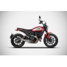 Zard Exhaust Zuma RVS | Ducati Scrambler 800