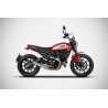 Zard Uitlaatdemper Zuma RVS | Ducati Scrambler 800