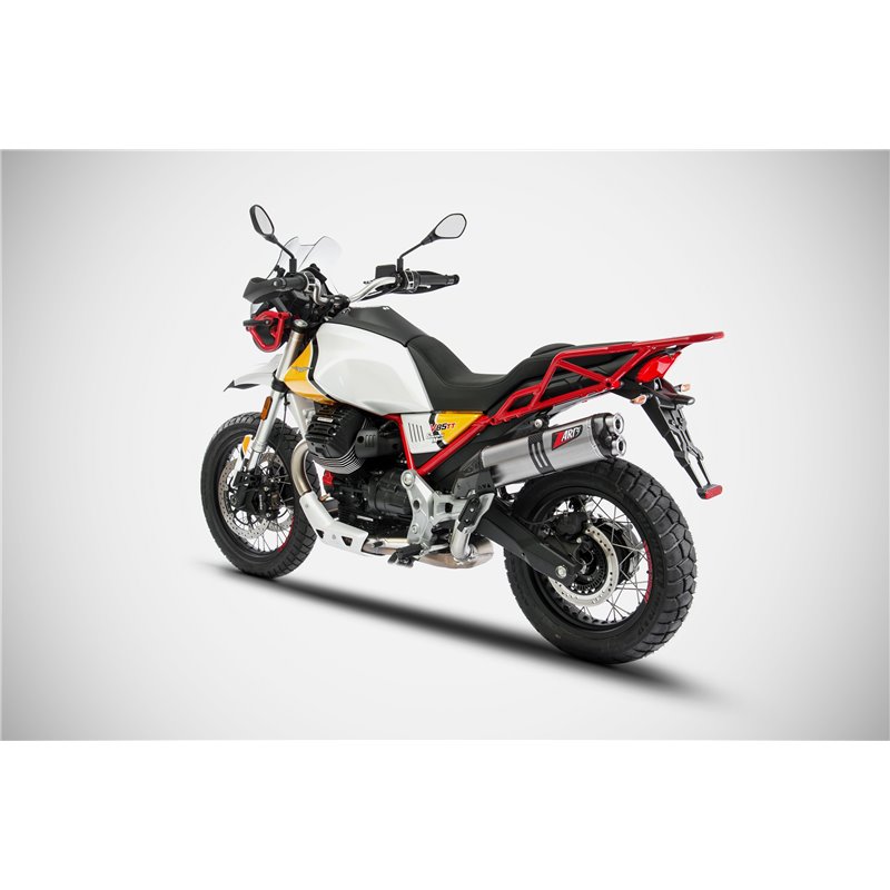 Zard Uitlaatdemper RVS | Moto Guzzi V85 TT