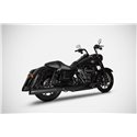 Zard Uitlaatdempers Zwart RVS | Harley Davidson Grand American Touring