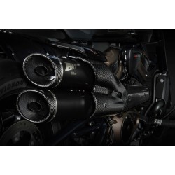 Zard Full Exhaust System 2-2 black RVS | Harley Davidson Sportster