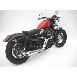 Zard Full Exhaust System 2-1 Conical round RVS | Harley Davidson Sportster