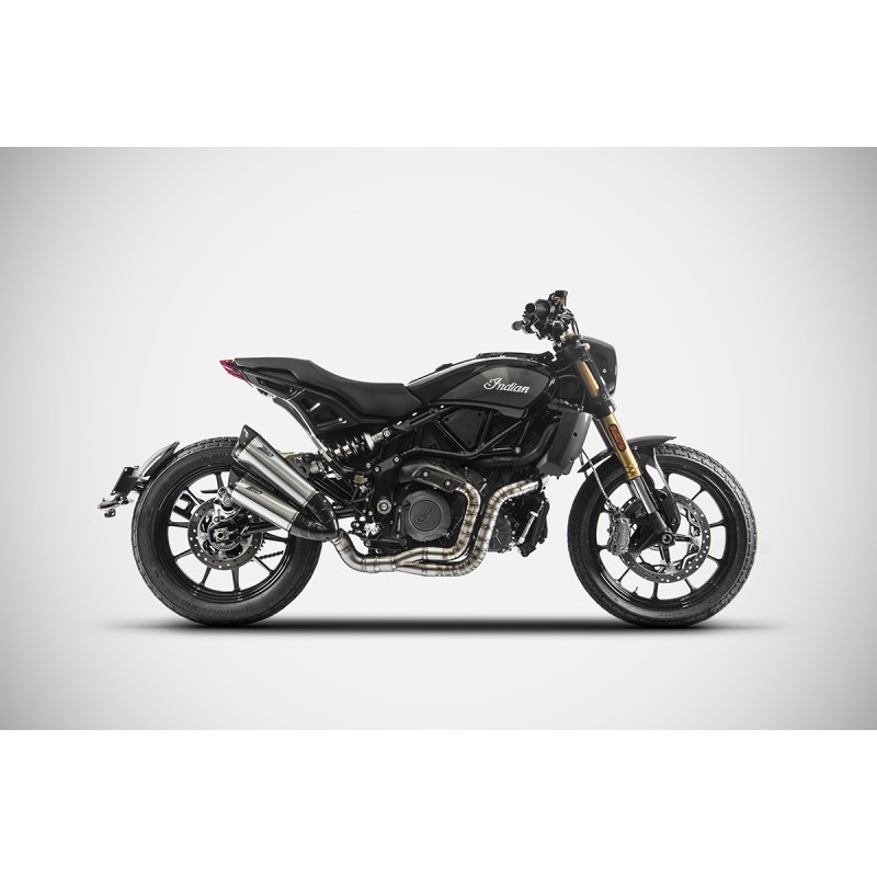 Zard Exhausts Titanium/Carbon | Indian FTR1200