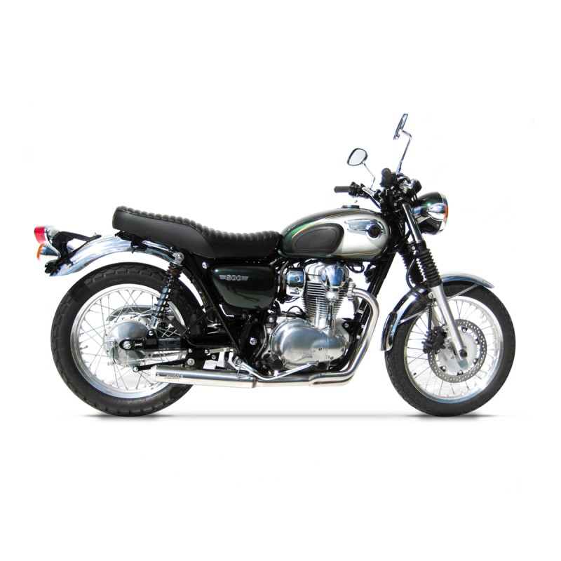 Zard Full Exhaust System 2-1 Cross Full RVS | Kawasaki W800