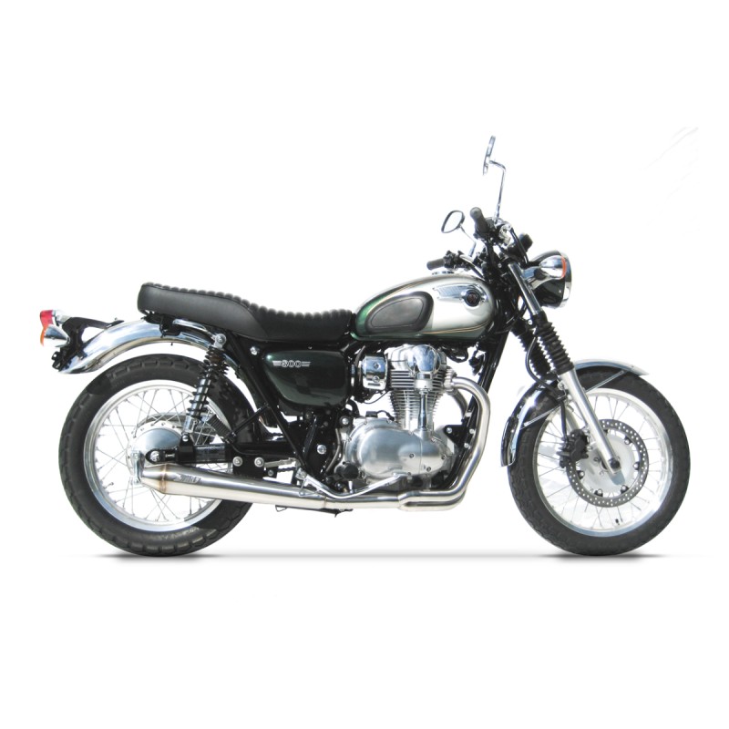 Zard Full Exhaust System 2-1 Conical round RVS | Kawasaki W800