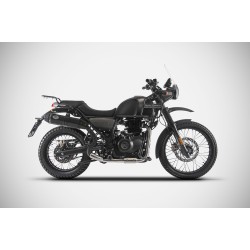 Zard Exhaust High Mount RVS/Carbon | Royal Enfield Himalayan