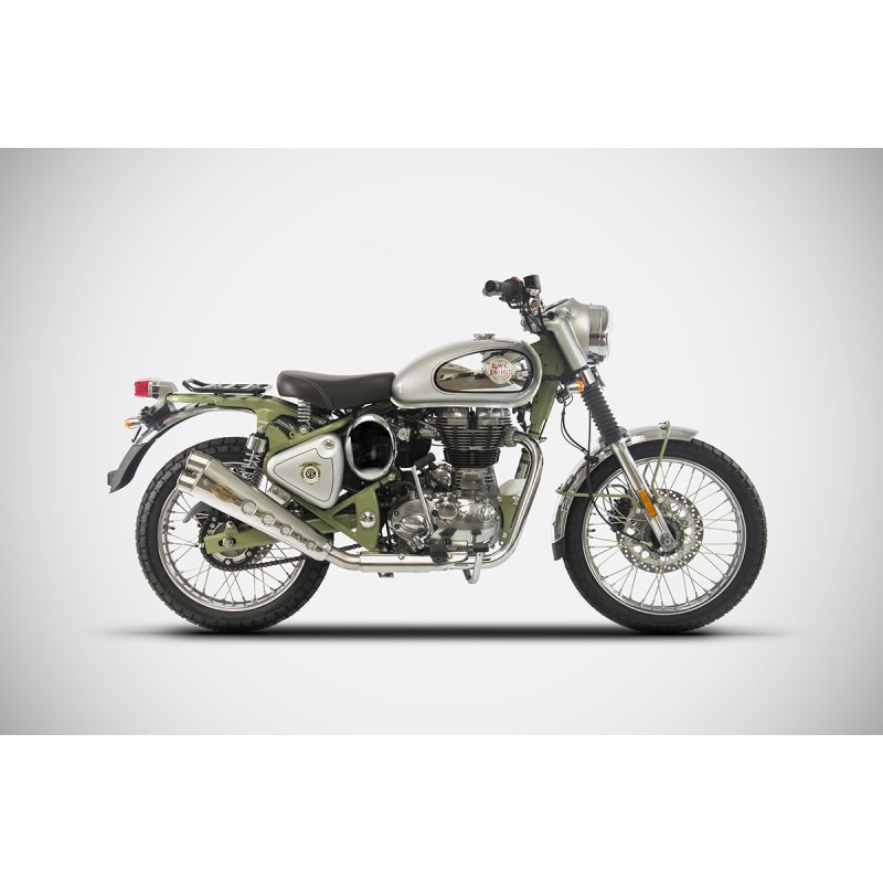 Zard Uitlaatdemper Special Edition RVS | Royal Enfield Bullet Trials