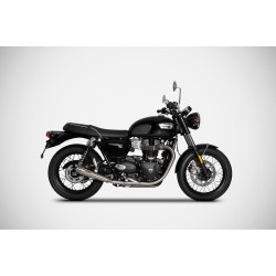 Zard Uitlaatdemper RVS | Triumph Bonneville T120