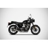 Zard Uitlaatdemper RVS | Triumph Bonneville T120