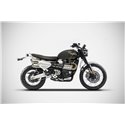 Zard Exhausts RVS | Triumph Scrambler 1200 XC/XE