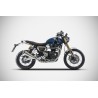 Zard Uitlaatsysteem 2-1 RVSCarbon | Triumph Scrambler 1200 XC/XE