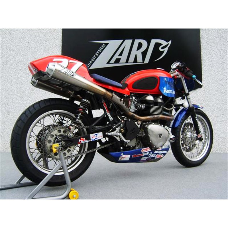 Zard Full Exhaust System 2-2 Trofeo RVS | Triumph Truxton