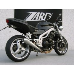 Zard Exhaust Conical round RVS | Triumph Speed Triple