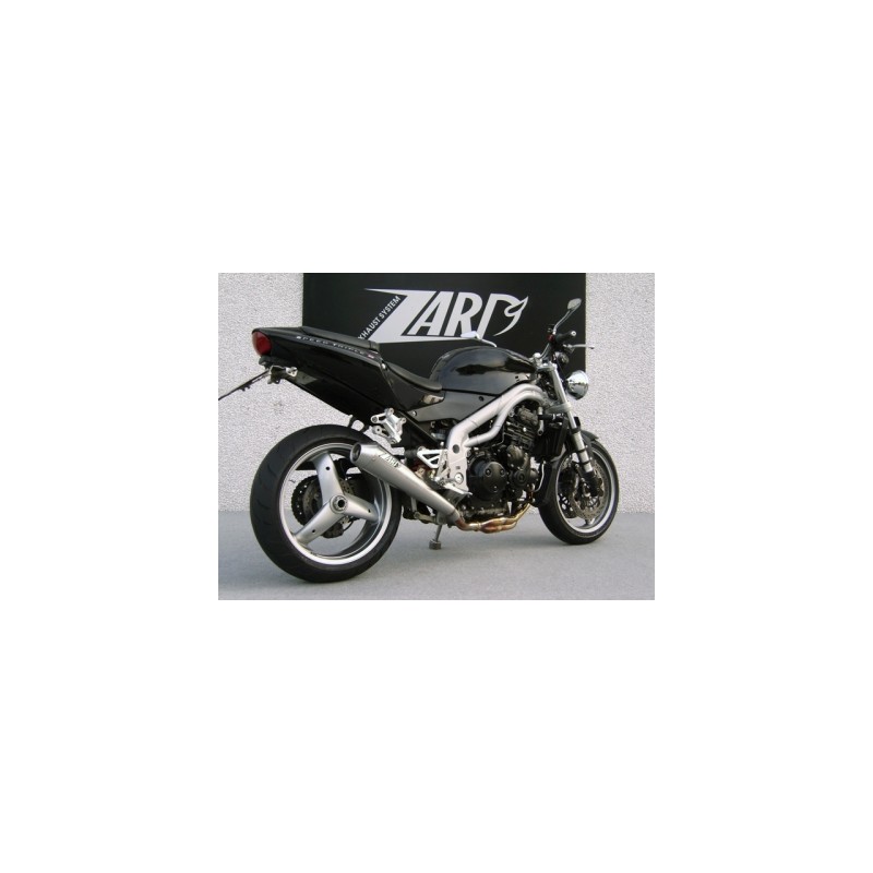 Zard Uitlaatdemper Conisch Rond RVS | Triumph Speed Triple