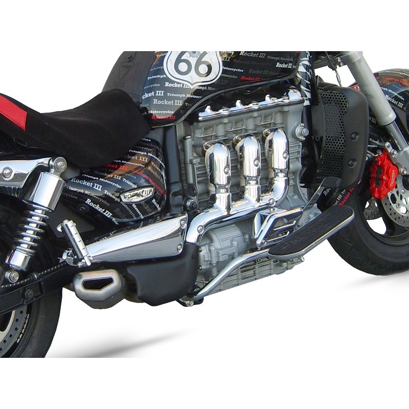 Zard Exhausts Penta Aluminium | Triumph Rocket III