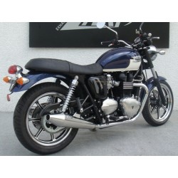 Zard Uitlaatdempers Conisch Rond Gepolijst RVS | Triumph Bonneville