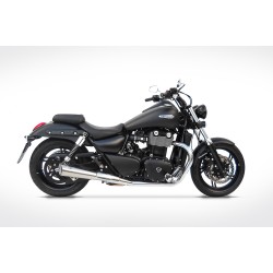 Zard Uitlaatdempers Conisch Rond Mat RVS | Triumph Thunderbird 1600/1700