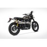 Zard Uitlaatsysteem 2-1 Special Edition High Mount Mat RVS | Triumph Scrambler