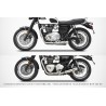 Zard Full Exhaust System 2-2 Short RVS | Triumph Bonneville T120