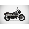 Zard Full Exhaust System 2-2 High Mount RVS | Triumph Bonneville T120
