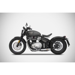 Zard Uitlaatdempers Short RVS | Triumph Bobber