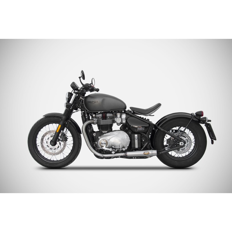 Zard Uitlaatdempers Short RVS | Triumph Bobber