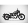 Zard Exhausts Short RVS | Triumph Bobber